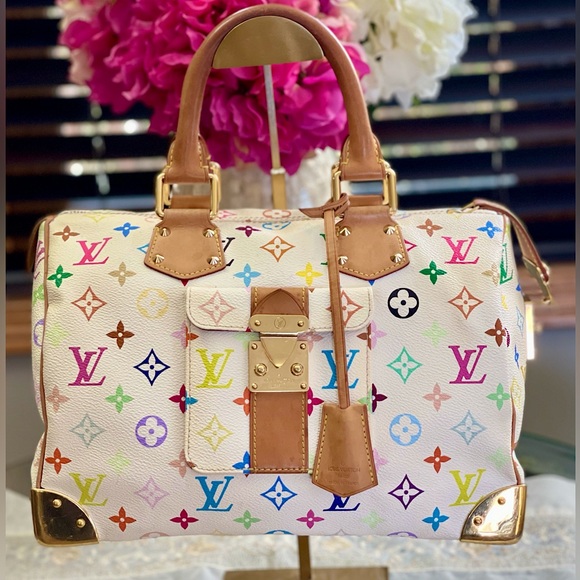 Louis Vuitton Handbags - FINAL PRICE 🔥🔥Authentic LOUIS VUITTON Takashi Murakami Multicolor Speedy 30